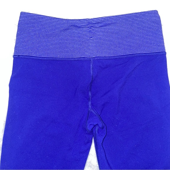 Lululemon Athleta Gather and Crow Cropped Leggings in Tonka Stripe Size 4 - Picture 9 of 13